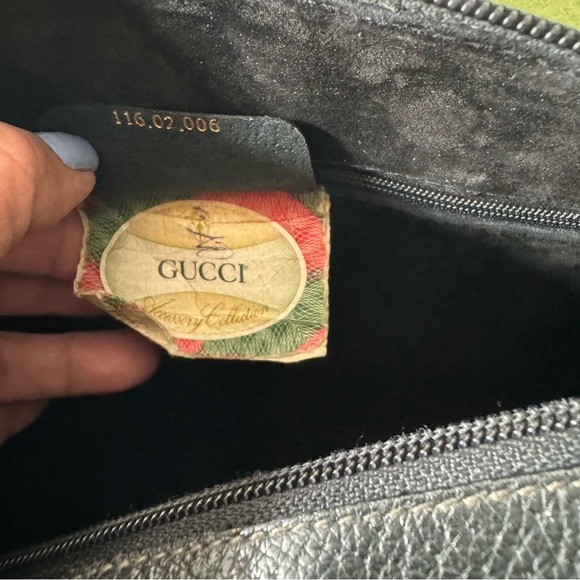 Vintage Gucci GG Canvas Small Boston with Sherry line Grey/Black - Picture 7 of 15